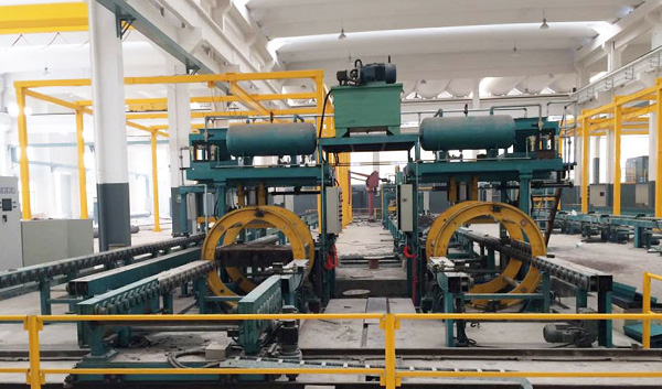 山西企業(yè)發(fā)動機缸蓋曲軸鐵模覆砂線項目